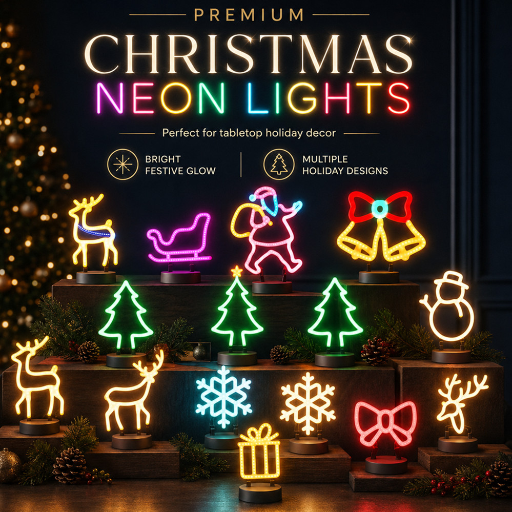 Lighting Tree Decor - Christmas Decoration LED Neon Sign Light