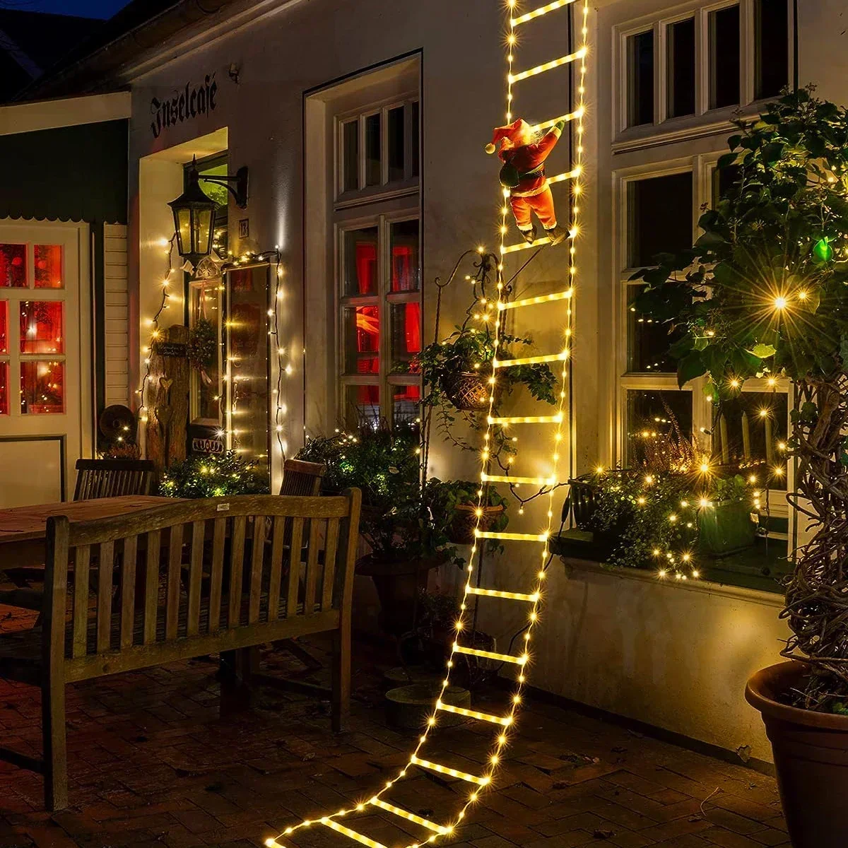 LED Ladder Light for Santa Cla - Lighting Tree Decor recension och pris