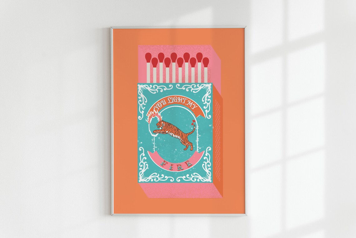 You Light My Fire Orange Match - Lighting Decor Ideas recension och pris
