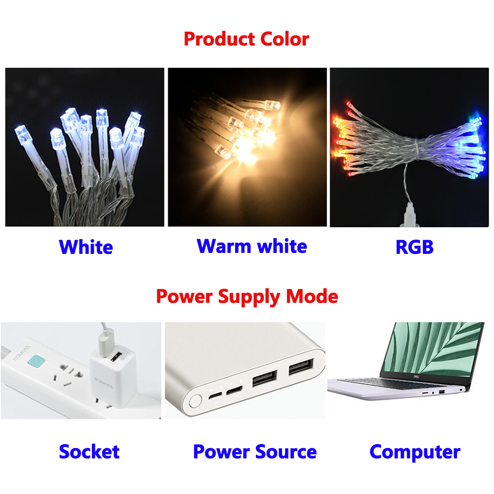 USB light string DIY holiday d - Lighting Decor Company recension och pris