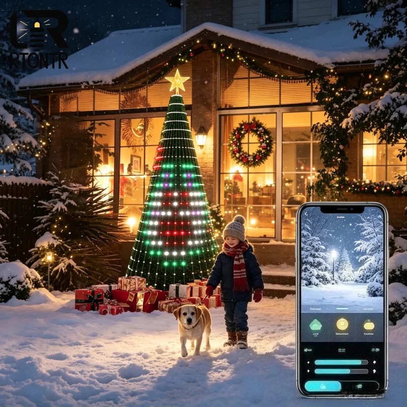 Smart RGB Christmas Tree Toppe - Lighting Tree Decor recension och pris