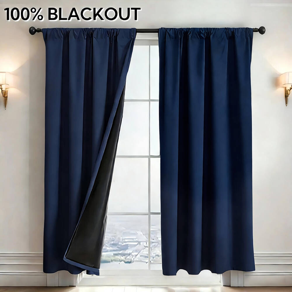 1pc 100% Blackout Curtain with - Lighting Decor Ideas recension och pris