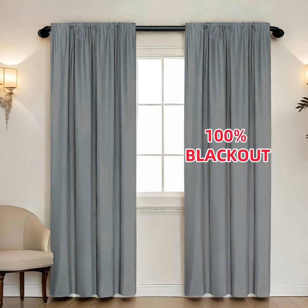 1pc 100% Blackout Curtain with - Lighting Decor Ideas recension och pris