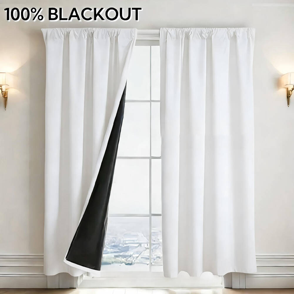 1pc 100% Blackout Curtain with - Lighting Decor Ideas recension och pris