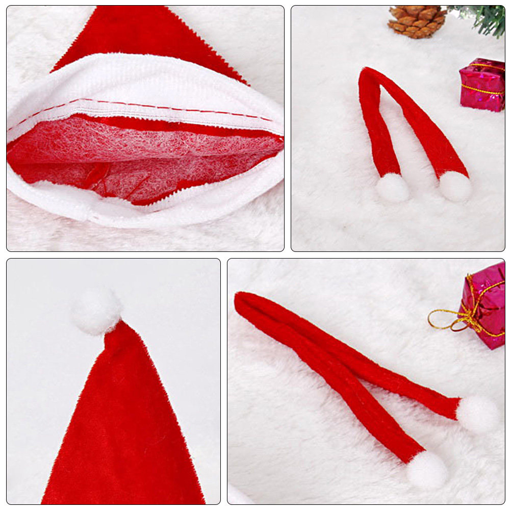 1Set Christmas Hat Scarf Decor - Lighting Tree Decor recension och pris