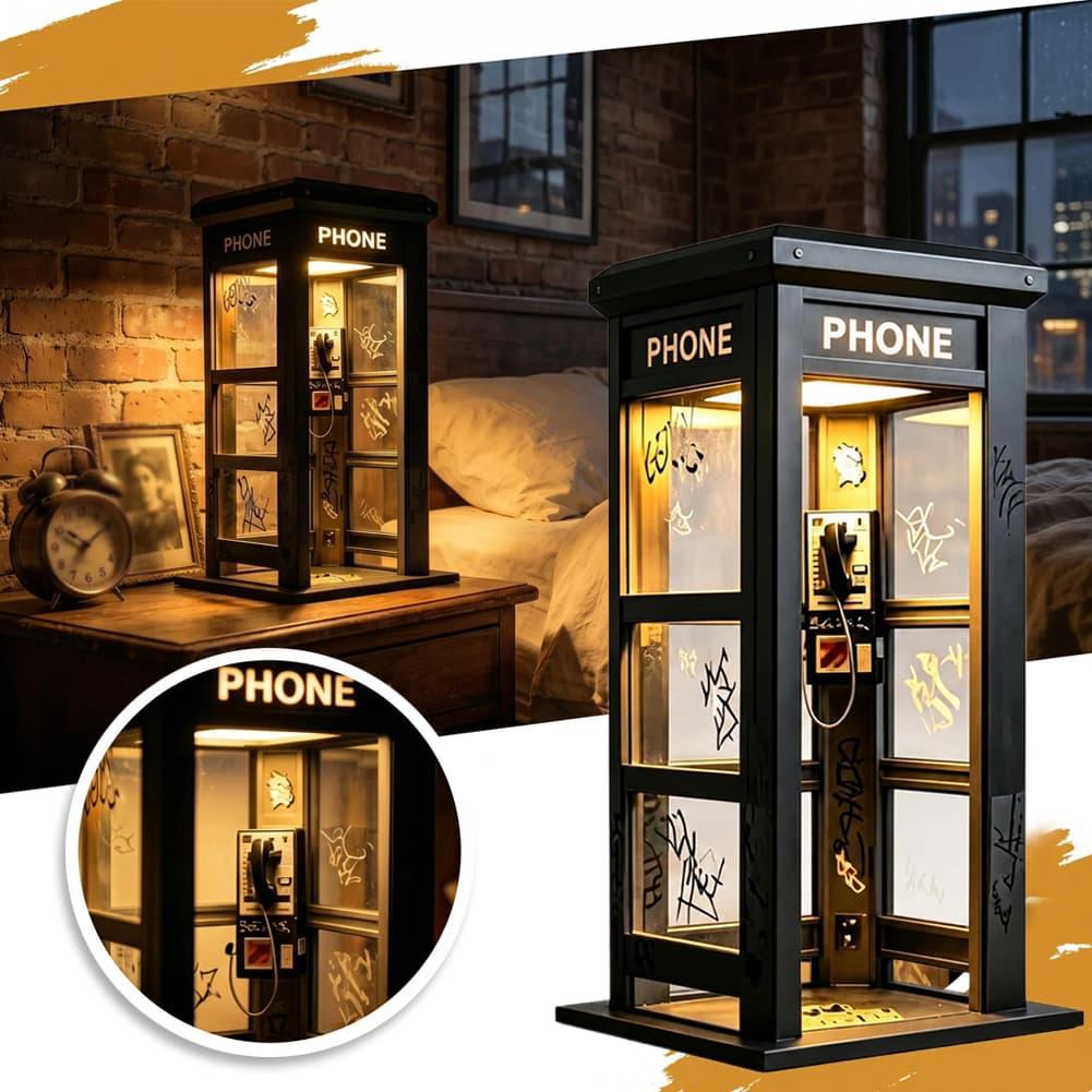 Retro Graffiti Phone Booth Tab - Lighting Decor Ideas recension och pris