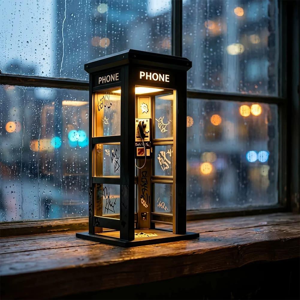 Retro Graffiti Phone Booth Tab - Lighting Decor Ideas recension och pris