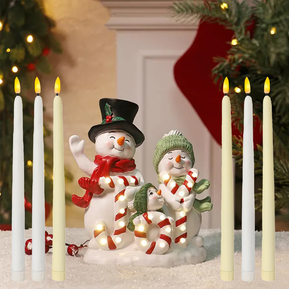 6pcs LED Flameless Taper Candl - Lighting Decor Ideas recension och pris