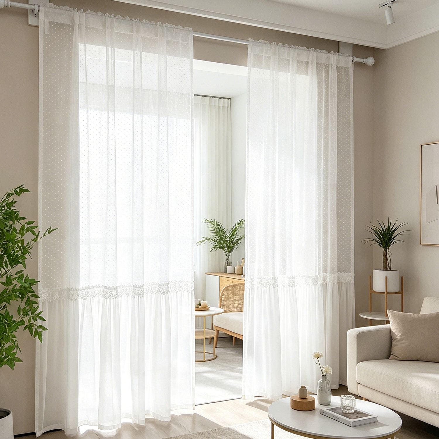French Romantic Sheer Curtain  - Lighting Decor Ideas recension och pris