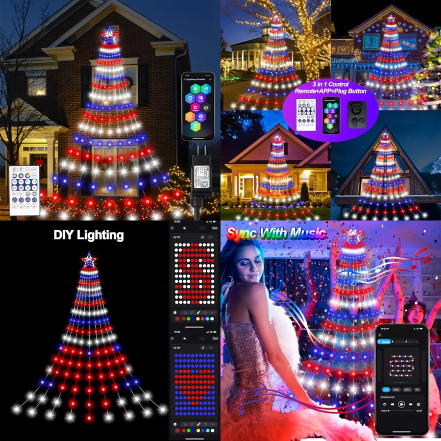 Smart 4th of July Decorations  - Lighting Tree Decor recension och pris