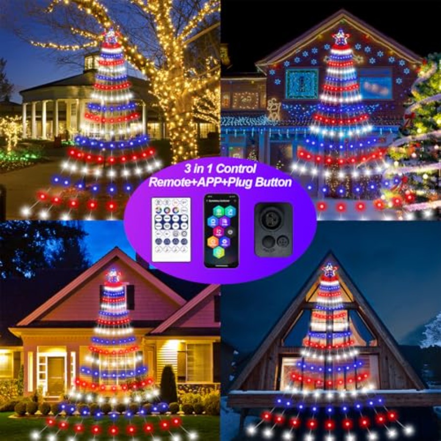 Smart 4th of July Decorations  - Lighting Tree Decor recension och pris