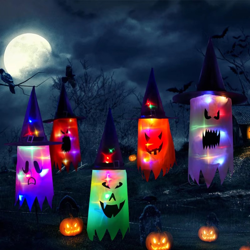 1PC Halloween Witch Hat Colorf - Lighting Decor recension och pris