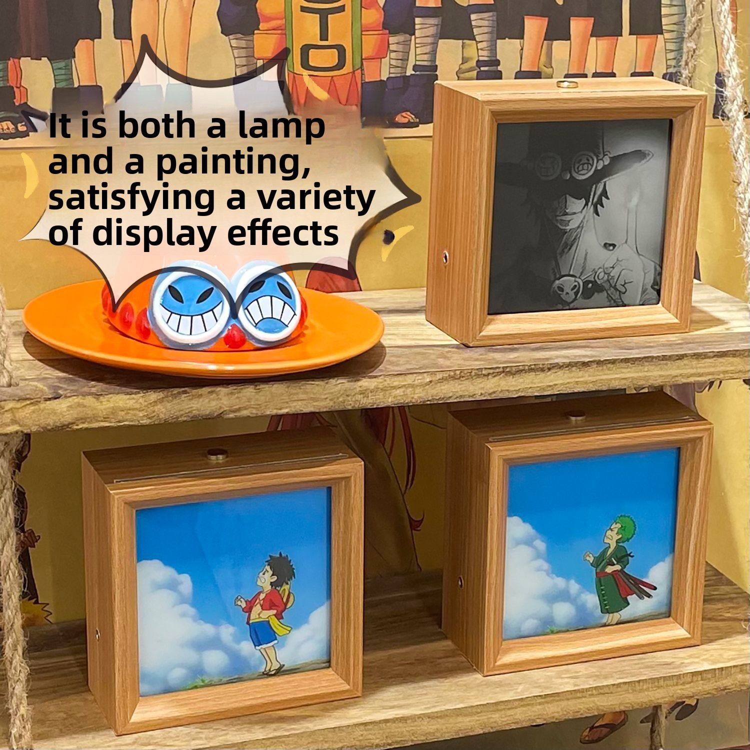 One Piece cartoon poster light - Lighting Decor Photos recension och pris