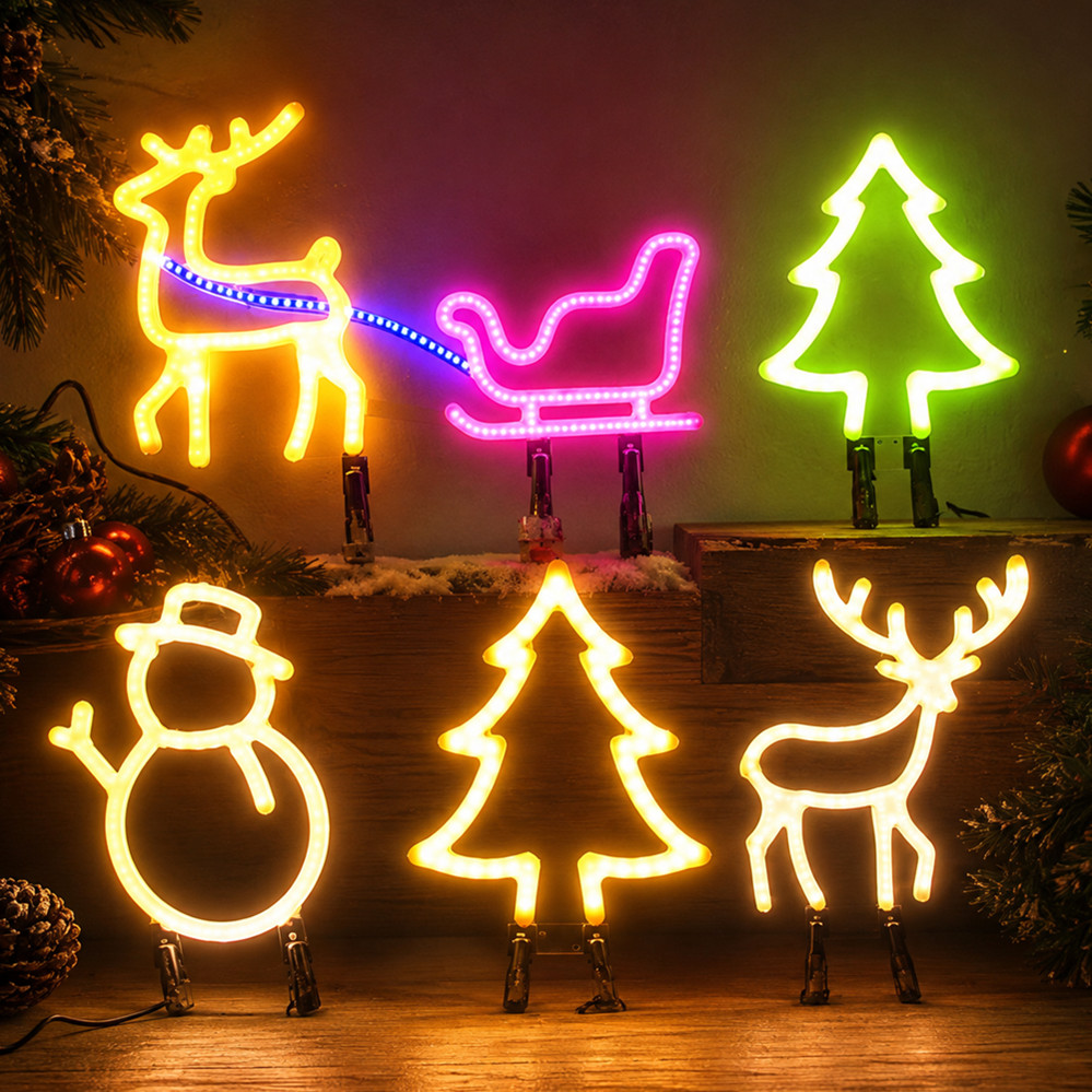 Christmas Decoration LED Neon  - Lighting Tree Decor recension och pris