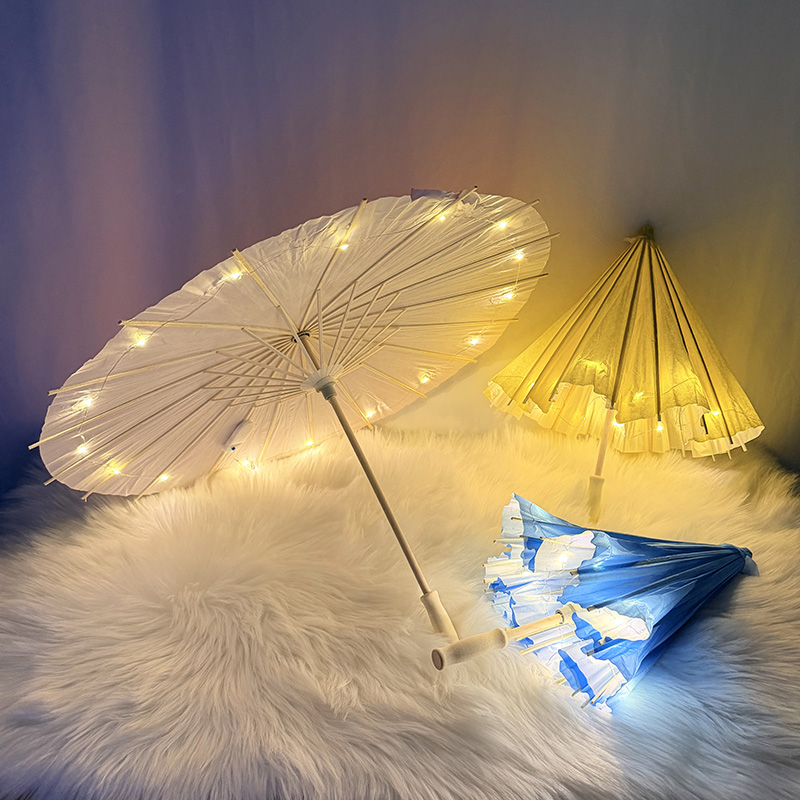 `Glowing LED Oil Paper Umbrell - Lighting Decor Photos recension och pris