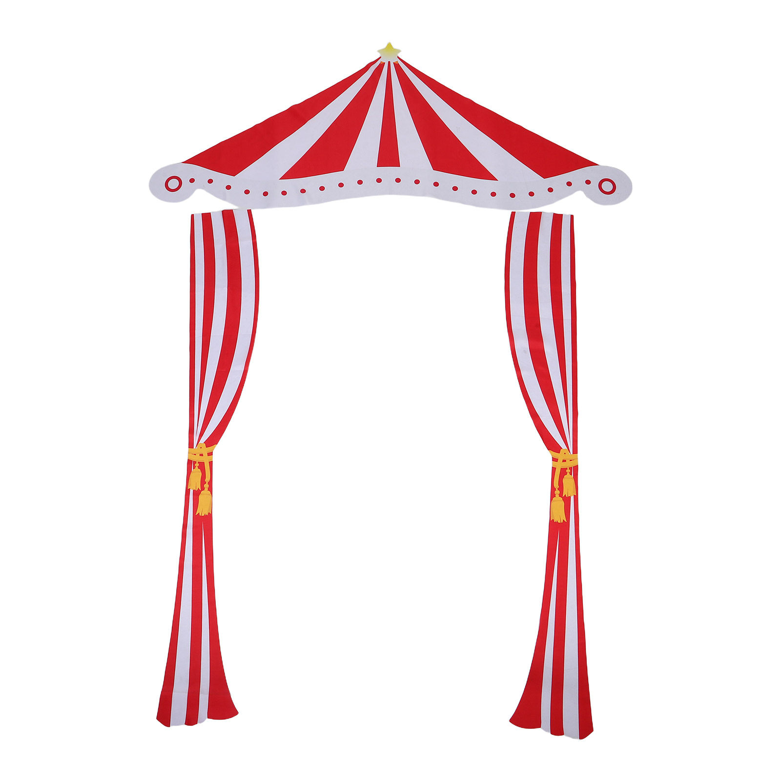 Carnival Theme Backdrop Red Wh - Lighting Decor Photos recension och pris