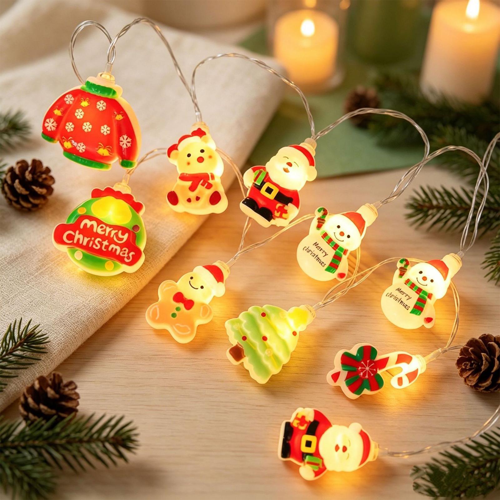 Santa Claus String Light LED S - Lighting Tree Decor recension och pris