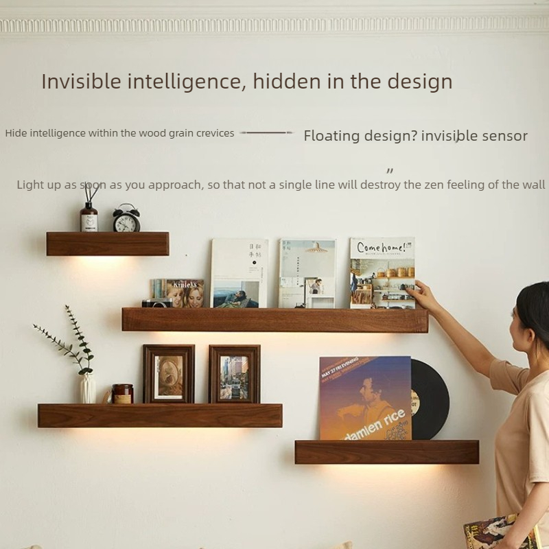 Solid Wood Wall Storage Shelf  - Lighting And Decor Magazine recension och pris