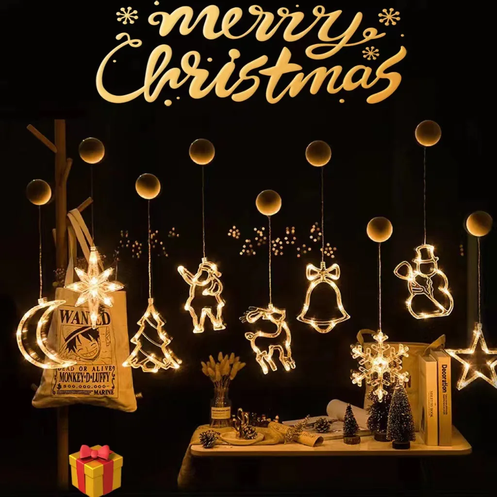 1-20PCS LED Christmas Suction  - Lighting Tree Decor recension och pris