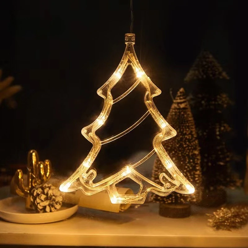 1-20PCS LED Christmas Suction  - Lighting Tree Decor recension och pris